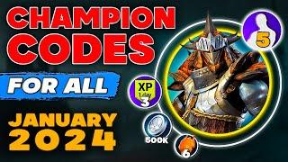Raid Shadow Legends CHAMPION Promo Codes2024