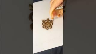 Bold Arabic Flower | Arabic Henna Tutorial | Henna Motifss #arabichennadesigns #hennatutorial #henna