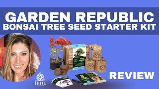 Bonsai Tree Seed Starter Kit - Mini Bonsai Plant Growing Kit, 4 Types of Seeds, Potting Soil, REVIEW