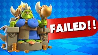 The Down Fall Of Goblin Queens Journey.. (Clash Royale)