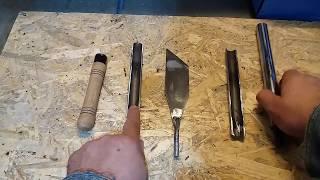 Woodturning -Homemade chisels for  turning wood// Dalti homemade pentru strunjirea lemnului