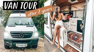 VAN TOUR after 2 years living in our TINY HOUSE on wheels | Eamon & Bec