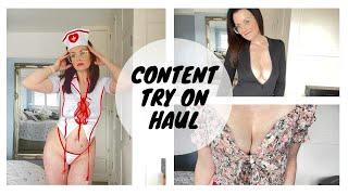 Content Try On Haul | Costume | Crop Tops | Denim