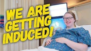 INDUCED! DAY ONE AT THE HOSPITAL! (8 days overdue)