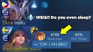 I SHOW MY 4,700 MATCHES GUINEVERE IN RANK AND THIS HAPPENED!! ( their reactions ) - MLBB