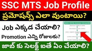 SSC MTS Job Profile || SSC Multi Tasking Staff Job profile in telugu || Job profile of MTS Job