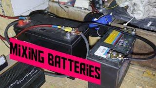 Connecting different batteries in parallel/series (AKIO TV)