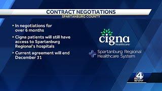 Spartanburg Regional Healthcare System's agreement will soon end with Cigna