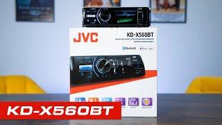 JVC KD-X560BT Single Din Car Stereo + Display + Input for a rear view camera! | Car Audio Security