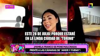 Amor y Fuego JUL 16 - PAMELA FRANCO SE PONE MALCRIADA | Willax