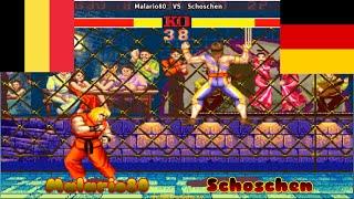 Street Fighter II' - Hyper Fighting  Malario80 (Belgium) vs Schoschen (Germany) sf2hf