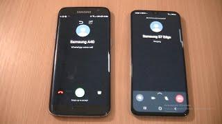 WhatsApp Incoming & Outgoing call at the Same Time Samsung Galaxy S7 edge+A40