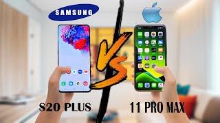 IPHONE 11 PRO MAX VS SAMSUNG GALAXY S20+ Comparison | Full Detailed Comparison | 2020