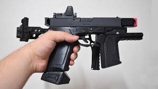 3D printing Airsoft Modular Glock SBR kit