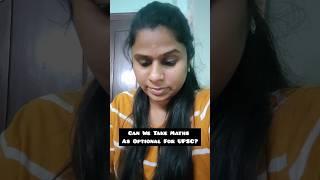 Can we take Maths as Optional For UPSC? in Tamil #upsctamilbyharini #upsc #mathsoptionaltamil #ias