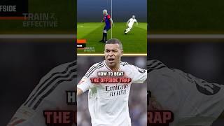 How To Beat The Offside Trap With One Simple Trick #footballshorts #mbappe  #realmadrid