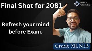 Final Shot Video for 2081 || Refresh Your Mind Before Exam ||