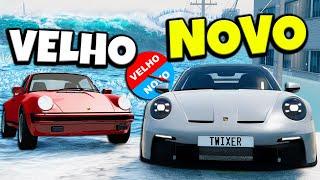 NOVOS x VELHOS CONTRA TSUNAMI CONGELADO no BeamNG.drive Multiplayer!