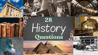 Quiz Time:  Can you answer these History questions?