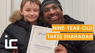 Masha'Allah! Nine-year-old Muslim revert takes Shahadah | Islam Channel