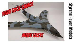 How To Do Hard Edge Camo Made Easy Using Flexible Stretchy Masking Tape For Scale Plastic Models