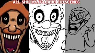 All Shucks/Facade Cutscenes | FNF Jeffy’s Endless Aethos