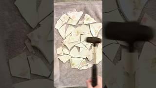 Lay broken plates on your table for this GENIUS porch idea!