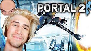 xQc Plays Portal 2 Single Player | with Chat