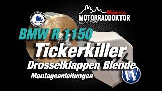 Tickerkiller - Boxer Design & Drosselklappenblende - Wunderlich für BMW R 1150 Modelle