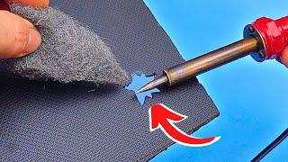 Plastic Welding Method with steel wool. Easy way to repair broken plastics!
