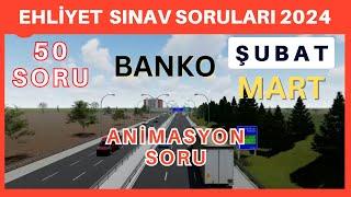 Ehliyet sınav soruları 2024 Şubat, Mart çıkmış 2024 ehliyet sınav soruları