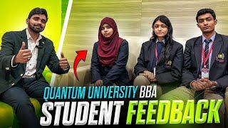 Quantum University Honest Review  By 2nd -Year BBA Students | Campus Life & Placements for BBA#bba