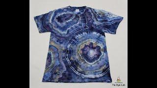 Tie Dye Design:  Ice Dyed Geode Shirt