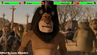 Madagascar: Escape 2 Africa (2008) Final Battle with healthbars