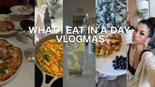 WHAT I EAT IN A DAY | healthy gut friendly meals, getting new iPhone, workout routine VLOGMAS DAY 7
