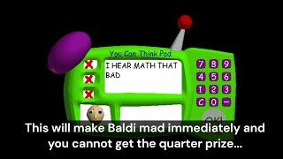 Baldi's Basics Classic Remastered Classic Style (ALL WRONG ANSWERS) Guide/Gameplay