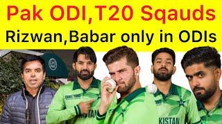 BREAKING  Shaheen & Haris selected in T20s | Babar, Rizwan dropped from Pak T20 Squad