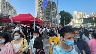 Crazy Streets Of China | Shenzhen | Saturday Afternoon Walking | 4K | Dongmen Street