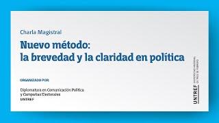 Clase Magistral: Nuevo método: la brevedad y la claridad en política, de Antoni Gutiérrez Rubí