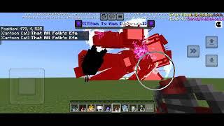 Cartoon Cat EX vs Skibidi Toilet(Titan) Minecraft