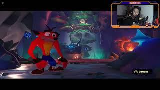 Crash 4 its about time con lag momentos divertidos de twich