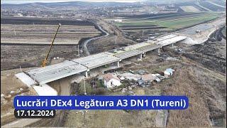 Lucrări DEx 4 Legătura A3 - DN1 Tureni 17.12.2024