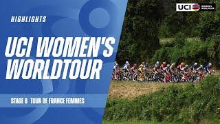 Tour de France Femmes - Stage 6 Highlights | 2024 UCI Women's WorldTour