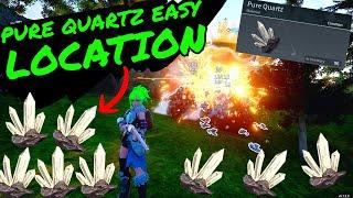 EASY PURE QUARTZ Farm LOCATION on PALWORLD!!! Palworld Tips and Tricks!!!