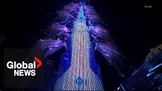 New Year's 2023: Dubai puts on thrilling fireworks show at Burj Khalifa