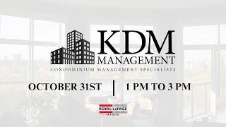 KDM Management at Royal LePage Magna | Oct 31st 1 PM to 3 PM