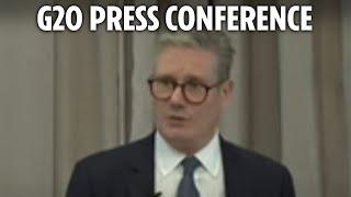 LIVE: Press conference with Prime Minister Sir Keir Starmer from the G20 summit in Rio