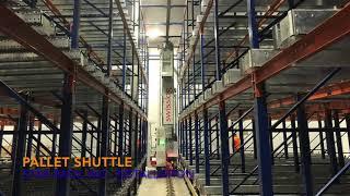 Pallet Shuttle System w/Crane - Pic Video