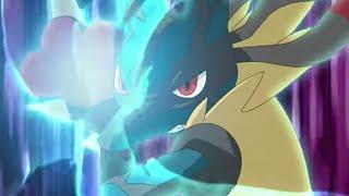 Ash lucario all attacks pokemon