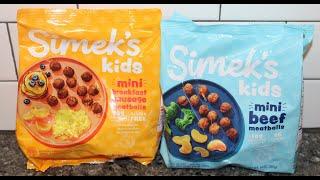 Simek’s Kids: Mini Breakfast Sausage Meatballs & Mini Beef Meatballs Review